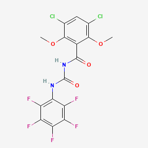 N-(3,5-dichloro-2,6-dimethoxybenzoyl)-N'-(2,3,4,5,6-pentafluorophenyl)urea