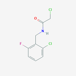 molecular formula C9H8Cl2FNO B3042959 2-Chloro-N-(2-chloro-6-fluorobenzyl)acetamide CAS No. 680579-73-1