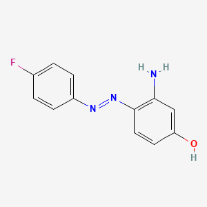 3-Amino-4-[2-(4-fluorophenyl)diazenyl]phenol