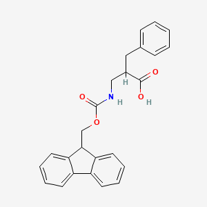 3-((((9H-Fluoren-9-yl)methoxy)carbonyl)amino)-2-benzylpropanoic acid