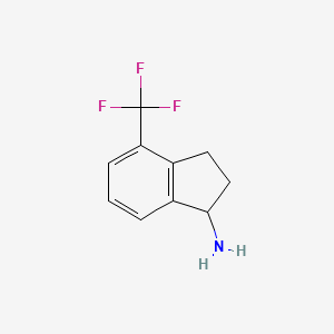 4-(trifluoromethyl)-2,3-dihydro-1H-inden-1-amine