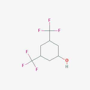 molecular formula C8H10F6O B3042986 3,5-Bis(trifluoromethyl)cyclohexanol CAS No. 691410-51-2