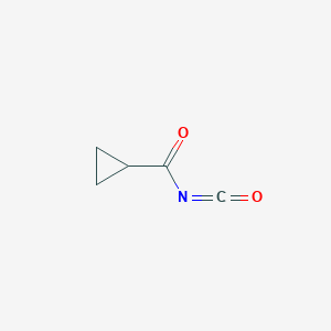 molecular formula C5H5NO2 B3042987 Cyclopropanecarbonyl isocyanate CAS No. 69166-52-5
