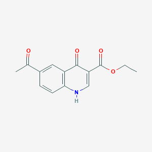 B3042990 Ethyl 6-acetyl-1,4-dihydro-4-oxoquinoline-3-carboxylate CAS No. 692764-08-2