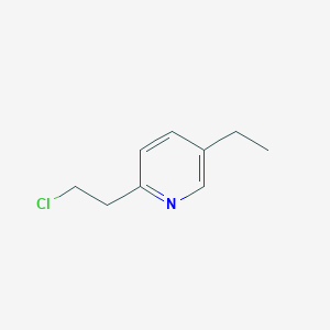 molecular formula C9H12ClN B3042996 2-(2-Chloroethyl)-5-ethylpyridine CAS No. 69603-36-7
