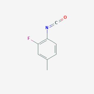 molecular formula C8H6FNO B3043002 2-Fluoro-1-isocyanato-4-methylbenzene CAS No. 69941-50-0