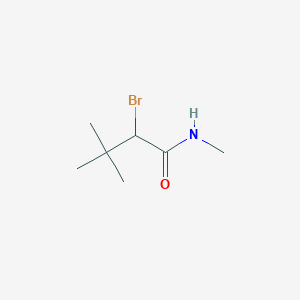 molecular formula C7H14BrNO B3043003 2-bromo-N,3,3-trimethylbutanamide CAS No. 69959-82-6