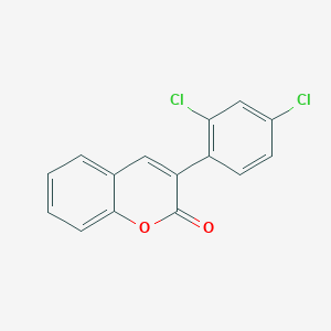 molecular formula C15H8Cl2O2 B3043005 3-(2,4-Dichlorophenyl)chromen-2-one CAS No. 69976-31-4