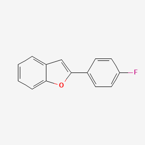 molecular formula C14H9FO B3043006 2-(4-Fluorophenyl)benzofuran CAS No. 69976-38-1