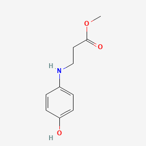 molecular formula C10H13NO3 B3043011 3-[(4-羟基苯基)氨基]丙酸甲酯 CAS No. 70156-40-0