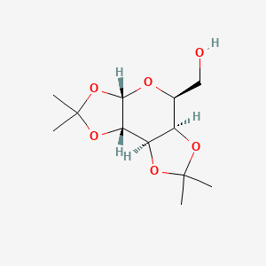 molecular formula C12H20O6 B3043022 α-L-半乳呋喃糖，1,2:3,4-双-O-(1-甲基乙叉基)- CAS No. 70932-37-5