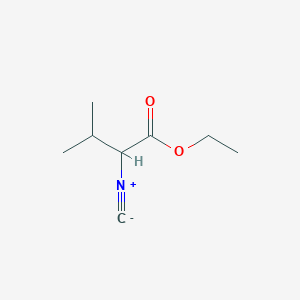molecular formula C8H13NO2 B3043025 2-异氰基-3-甲基丁酸乙酯 CAS No. 71014-99-8