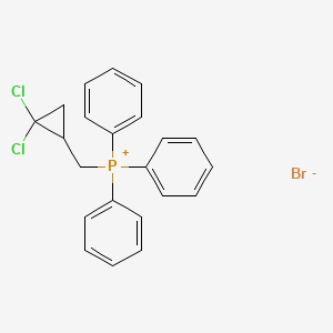 (2,2-Dichlorocyclopropyl)methyl-triphenylphosphanium;bromide