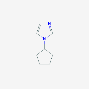 molecular formula C8H12N2 B3043030 1-Cyclopentyl-1H-imidazole CAS No. 71614-58-9