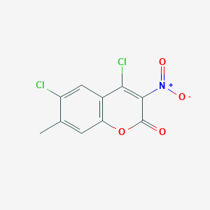 4,6-Dichloro-7-methyl-3-nitrocoumarin