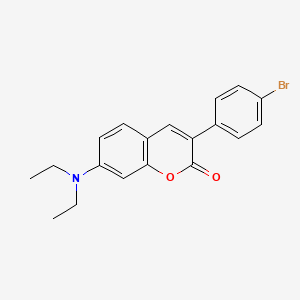molecular formula C19H18BrNO2 B3043067 3-(4-Bromophenyl)-7-(diethylamino)chromen-2-one CAS No. 720674-46-4