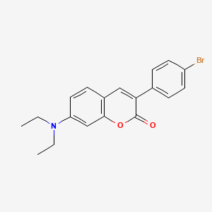 3-(4-bromophenyl)-7-diethylamino-chromen-2-one