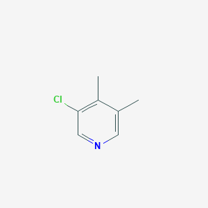 molecular formula C7H8ClN B3043084 Pyridine, 3-chloro-4,5-dimethyl- CAS No. 72093-06-2