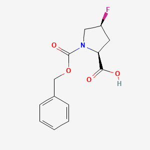 (2S,4S)-1-((benzyloxy)carbonyl)-4-fluoropyrrolidine-2-carboxylic acid