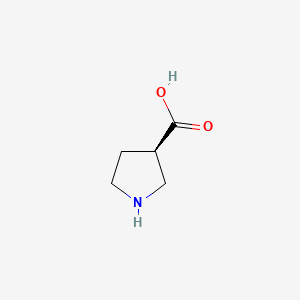 molecular formula C5H9NO2 B3043094 (R)-pyrrolidine-3-carboxylic acid CAS No. 72580-54-2