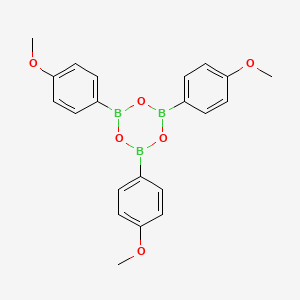 molecular formula C21H21B3O6 B3043098 2,4,6-Tris(4-methoxyphenyl)-1,3,5,2,4,6-trioxatriborinane CAS No. 7294-51-1