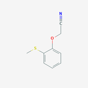 2-Methylthiophenoxyacetonitrile