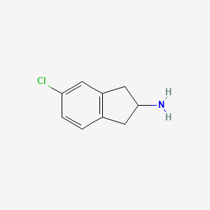 molecular formula C9H10ClN B3043111 5-Chloro-2,3-dihydro-1H-inden-2-amine CAS No. 73536-83-1