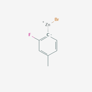 molecular formula C7H6BrFZn B3043115 2-Fluoro-4-methylphenylzinc bromide CAS No. 737797-14-7