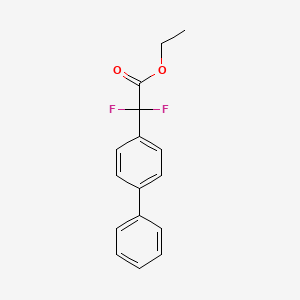 B3043118 Ethyl 2-(4-Biphenylyl)-2,2-difluoroacetate CAS No. 73789-98-7