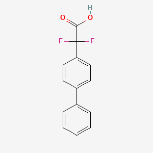 molecular formula C14H10F2O2 B3043120 2-(4-Biphenylyl)-2,2-difluoroacetic Acid CAS No. 73790-13-3