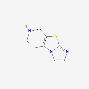 molecular formula C8H9N3S B3043121 5,6,7,8-Tetrahydroimidazo[2',1':2,3]thiazolo[5,4-c]pyridine CAS No. 74004-53-8
