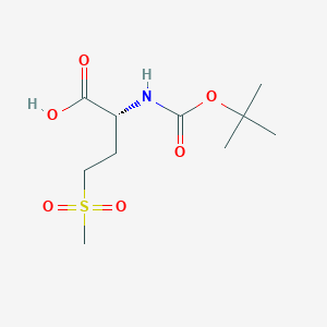 molecular formula C10H19NO6S B3043124 Boc-D-methionine sulfone CAS No. 74086-45-6