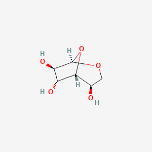 molecular formula C6H10O5 B3043130 1,6-Anhydro-beta-D-glucofuranose CAS No. 7425-74-3