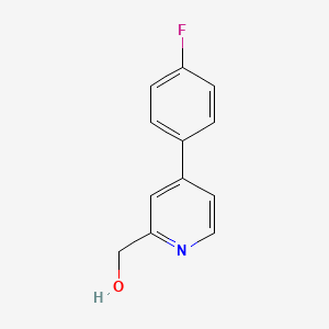 [4-(4-fluorophenyl)pyridin-2-yl]methanol