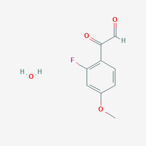 2-fluoro-4-methoxyphenylglyoxal hydrate