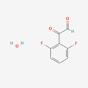 molecular formula C8H6F2O3 B3043138 2,6-Difluorophenylglyoxal hydrate CAS No. 745783-92-0