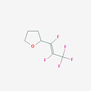 molecular formula C7H7F5O B3043141 2-(五氟-1-增丙烯基)四氢呋喃 CAS No. 74727-27-8