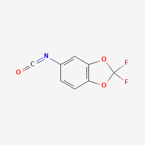 molecular formula C8H3F2NO3 B3043151 2,2-二氟-5-异氰酸酯-1,3-苯并二氧杂环 CAS No. 75289-25-7