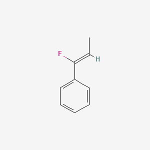 molecular formula C9H9F B3043153 (1-Fluoroprop-1-en-1-yl)benzene CAS No. 75321-94-7