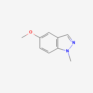 molecular formula C9H10N2O B3043156 5-甲氧基-1-甲基吲唑 CAS No. 756839-44-8