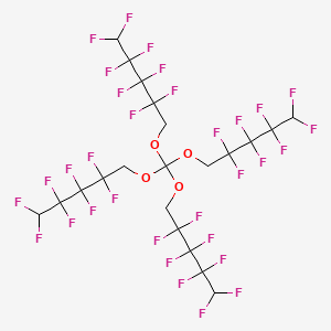 1,1,2,2,3,3,4,4-Octafluoro-5-[tris(2,2,3,3,4,4,5,5-octafluoropentoxy)methoxy]pentane