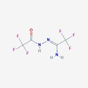 N-Trifluoroacetyl-N'-(trifluoroacetimidoyl)hydrazine