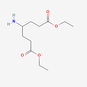 Diethyl 4-aminoheptanedioate