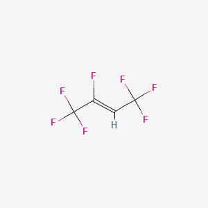 molecular formula C4HF7 B3043163 1,1,1,2,4,4,4-Heptafluoro-2-butene CAS No. 760-42-9