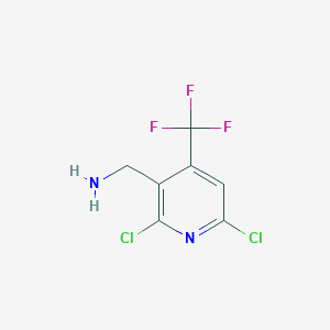 2,6-Dichloro-4-(trifluoromethyl)pyridine-3-methylamine