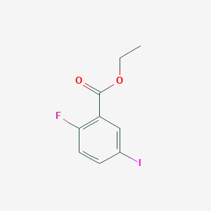 molecular formula C9H8FIO2 B3043182 Ethyl 2-fluoro-5-iodobenzoate CAS No. 773136-66-6