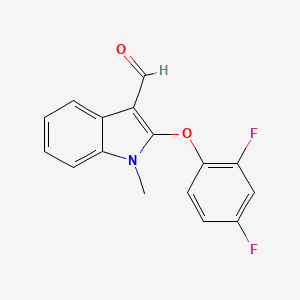 2-(2,4-difluorophenoxy)-1-methyl-1H-indole-3-carbaldehyde