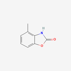 molecular formula C8H7NO2 B3043199 4-甲基-3H-苯并恶唑-2-酮 CAS No. 78258-80-7