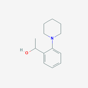 molecular formula C13H19NO B3043201 1-[2-(1-哌啶基)苯基]乙醇 CAS No. 78648-37-0