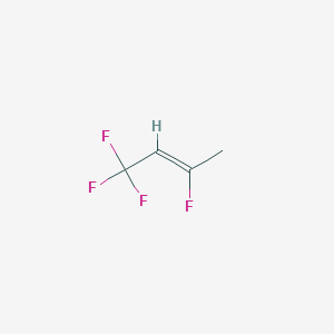 molecular formula C4H4F4 B3043215 (Z)-1,1,1,3-四氟丁-2-烯 CAS No. 791616-88-1